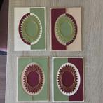 4 dubbele kaarten met spirellie en losse kaartjes spirellie, Ophalen of Verzenden, Zo goed als nieuw, Overige thema's, Blanco kaart of Basiskaart