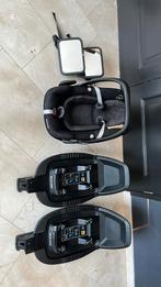 Maxi cosi + base 2 stuks + spiegels, Ophalen, Gebruikt, Isofix, 0 t/m 13 kg