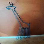 Leuke blauwe stalen giraf kapstok voor kinderkamer, Ophalen, Gebruikt