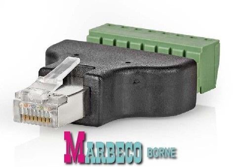 UTP stekker, CCTV Connector, RJ-45 schroefaansluiting