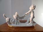 Beeld Graefenthal Jongen met Hond, Porselein, Antiek en Kunst, Ophalen of Verzenden