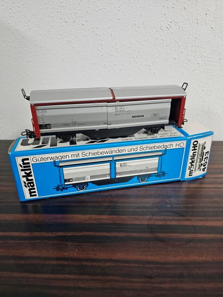 Marklin 4633 schuifwandwagon voor €15,-, Wisselstroom, Wagon, Ophalen of Verzenden, Zo goed als nieuw