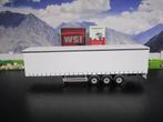 Wsi White Line 03-1068 , Schuifzeilen Oplegger 3as., Ophalen, Nieuw, Bus of Vrachtwagen, Wsi