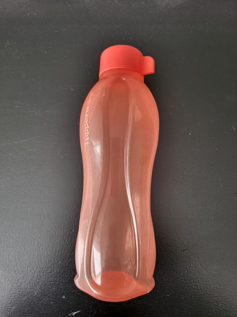 Tupperware Eco drinkfles, Huis en Inrichting, Keuken | Tupperware, Ophalen of Verzenden, Zo goed als nieuw, Oranje, Overige typen