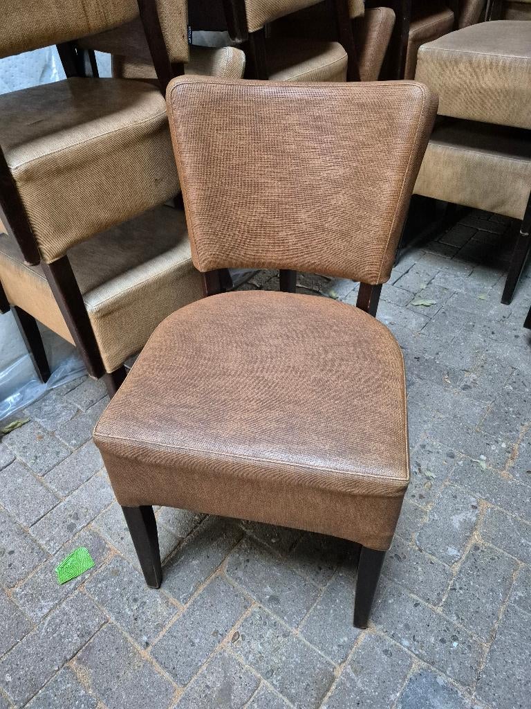 Diverse stoelen en Tafels, Huis en Inrichting, Stoelen, Ophalen, Gebruikt, Bruin, Vijf, Zes of meer stoelen