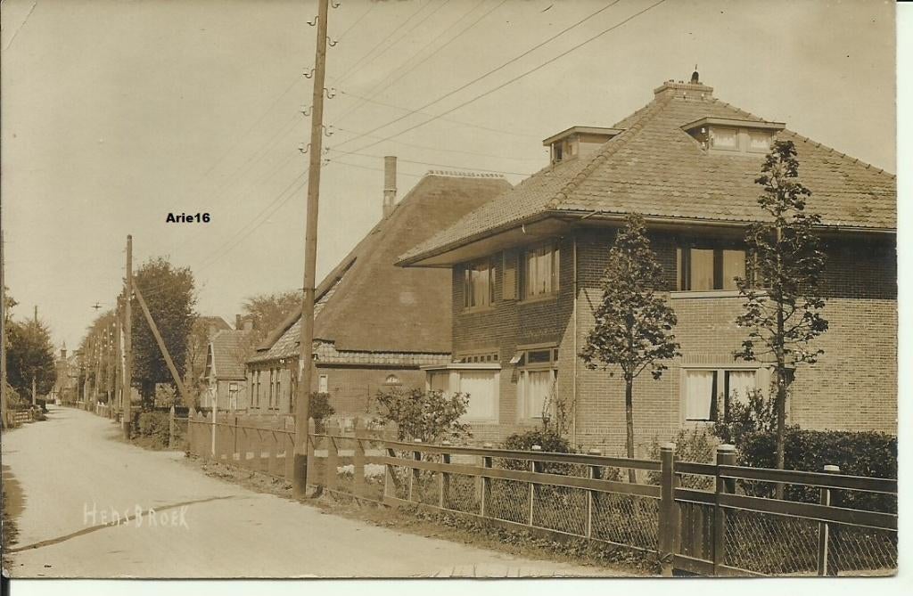 Hensbroek, Verzamelen, Ansichtkaarten | Nederland, Gelopen, Noord-Holland, 1920 tot 1940, Verzenden