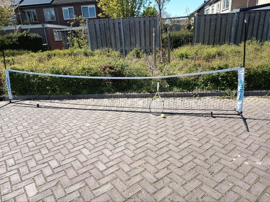 Opklapbaar tennisnet met raket en een bal, Ophalen, Zo goed als nieuw, Overige merken