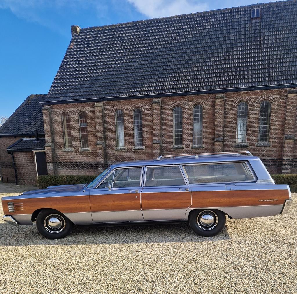 Ford mercury commuter station wagon 1965, Auto's, Oldtimers, Achterwielaandrijving, Beige, Stationwagon, Particulier
