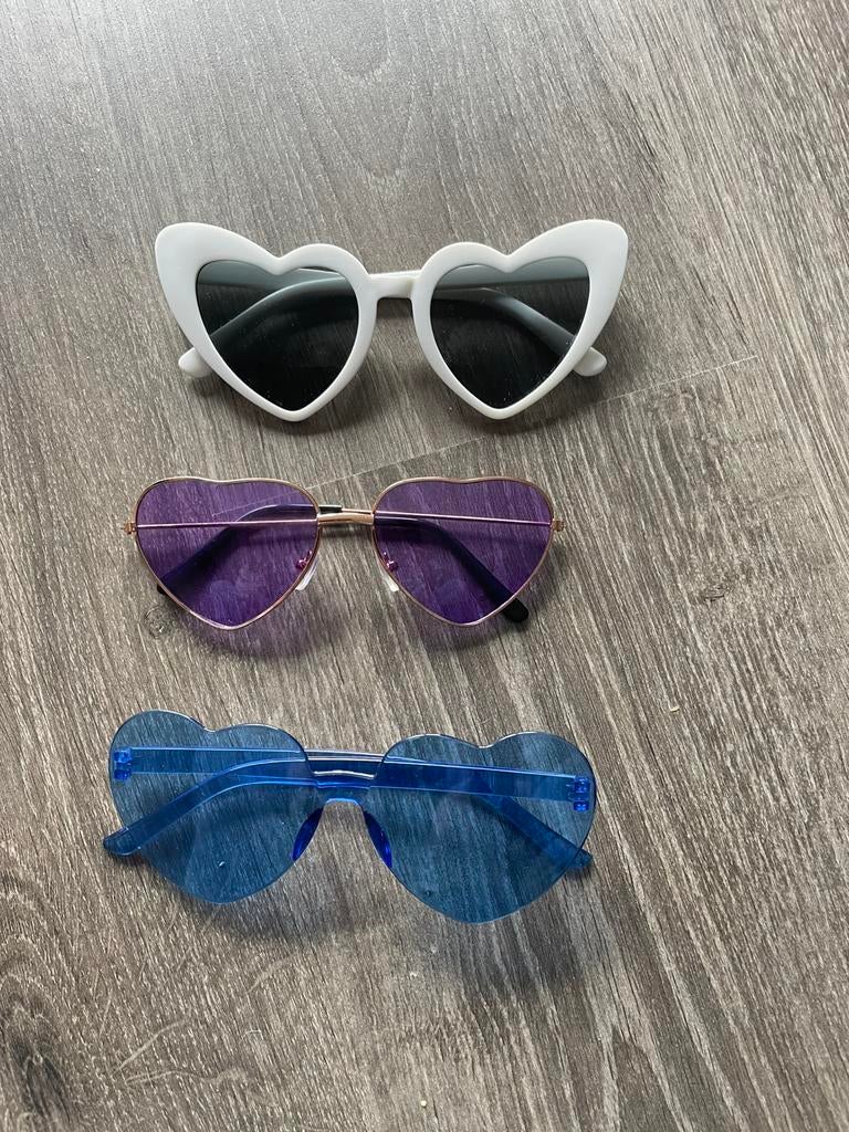 Hartjes zonnebrillen, Overige merken, Zonnebril, Paars, Ophalen of Verzenden