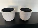 2 Capi bloempotten, Tuin en Terras, Bloembakken en Plantenbakken, Ophalen, Kunststof, Gebruikt, Minder dan 30 cm