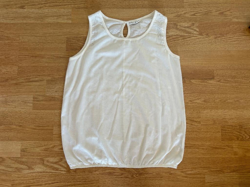 Gebroken wit hemdje City Life maat M, Maat 38/40 (M), City Life, Wit, Ophalen of Verzenden