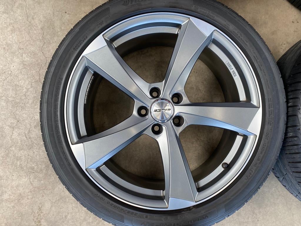 20 inch GMP Ican + zomerbanden velgen VW Tiguan  Audi A6, Gebruikt, 255 mm, Banden en Velgen, Ophalen of Verzenden