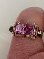 Art deco geel gouden ring 750, Verzenden, Goud, Ring