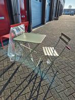 Nieuwe fermob bistro set willow green en rozemarijn 57x57, Tuin en Terras, Tuinsets en Loungesets, Ophalen, Nieuw, Overige materialen