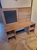 Steigerhouten kinderspeeltafel met krijtbord, Ophalen, Gebruikt, Tafel(s)