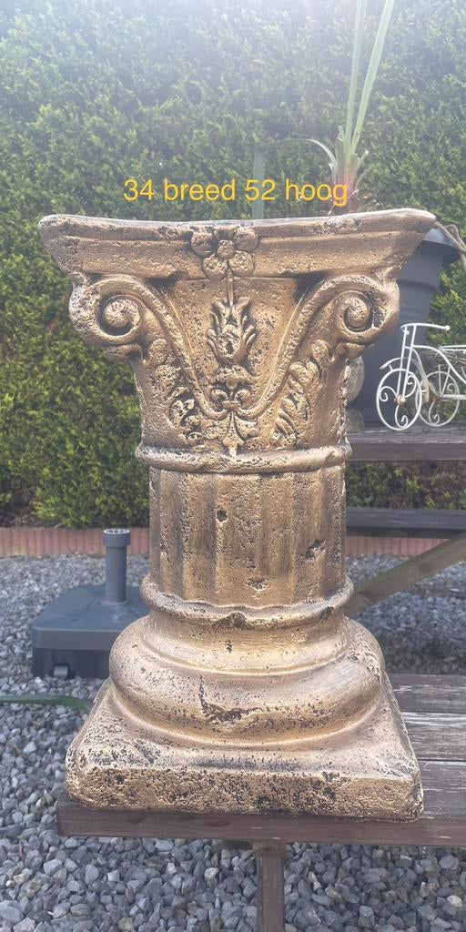 Zuil antyk goud, Ophalen of Verzenden, Nieuw