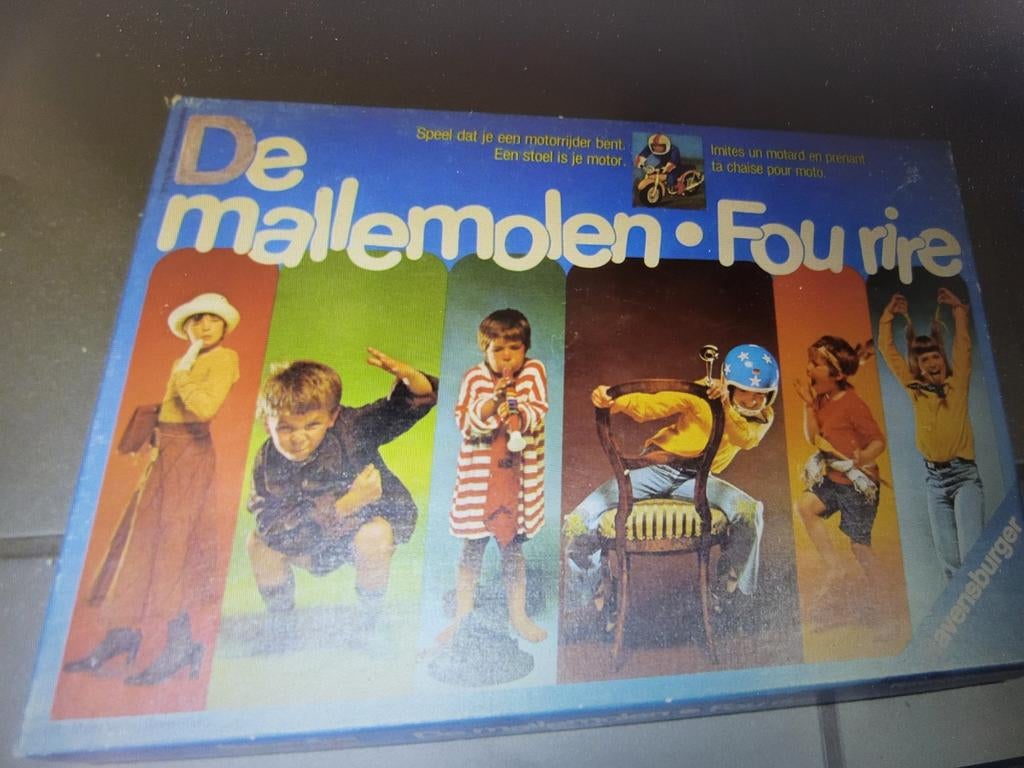 De Mallemolen - Ravensburger Gezelschapsspel, Hobby en Vrije tijd, Drie of vier spelers, Ophalen of Verzenden, Gebruikt, Ravensburger