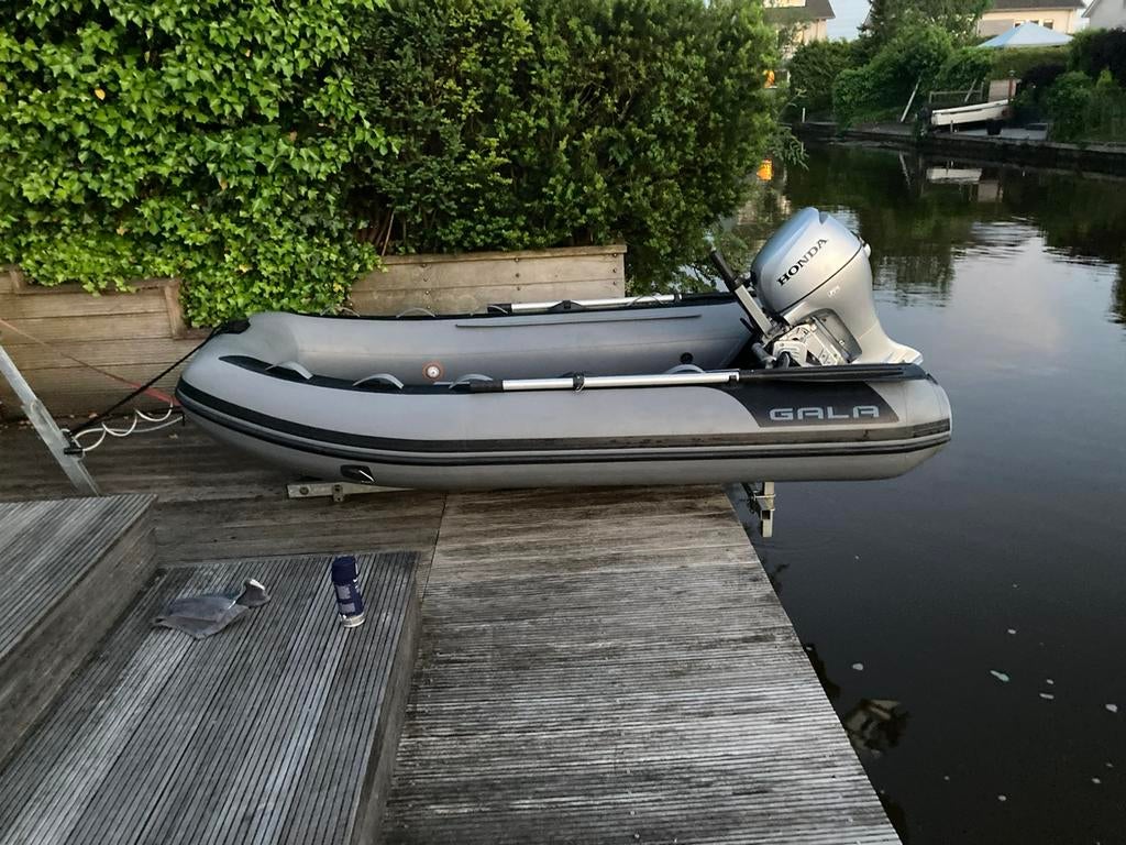 GALA A300 ALU met HONDA 8 PK 4-takt, Watersport en Boten, Aluminium, Zo goed als nieuw, Benzine, Minder dan 70 pk