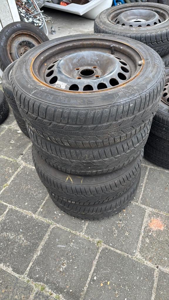 4x Semperit Speed-Grip winterbanden in goede staat, Ophalen, Gebruikt, Universele onderdelen