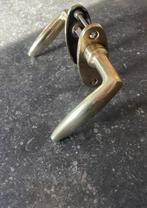 1x set Deurklink antiek Dudok messing 1920 1930 Deurkruk oud, Ophalen of Verzenden