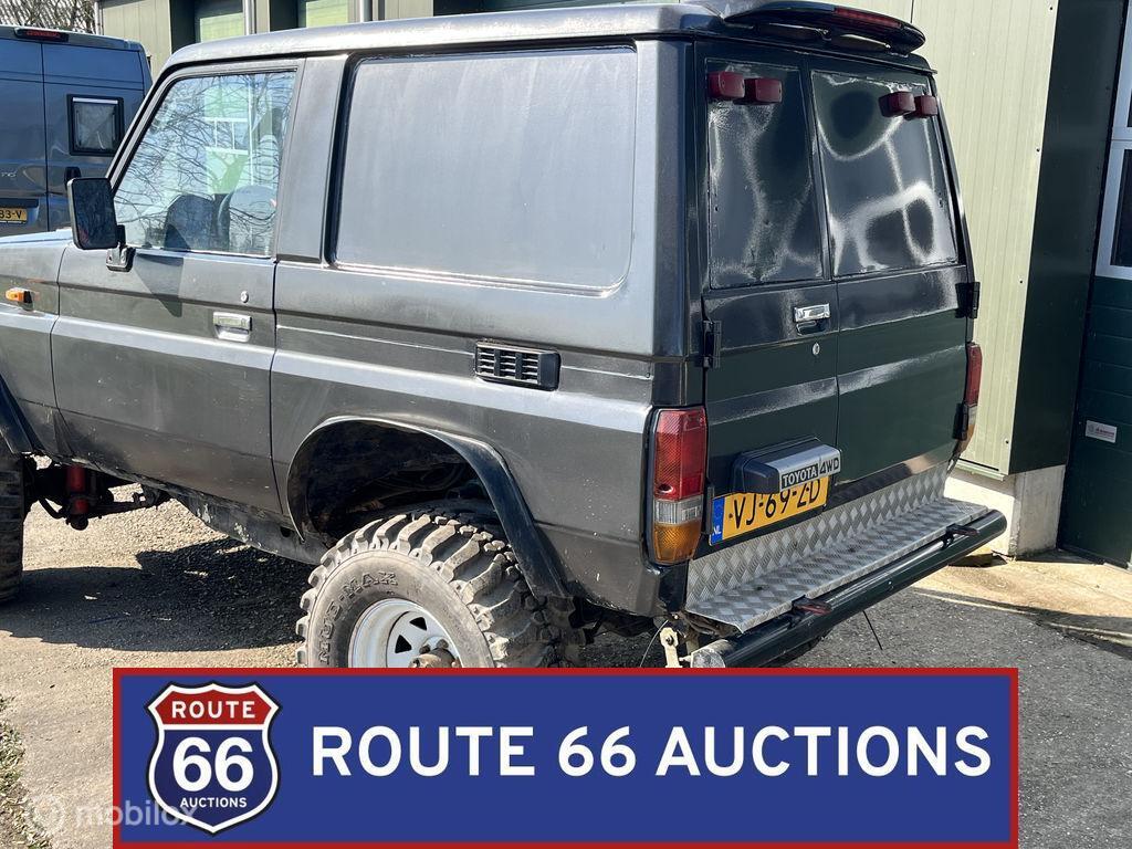 Toyota Land Cruiser | 1991 | Route 66 Auctions, Auto's, Overige carrosserieën, Zwart, Bedrijf, Handgeschakeld