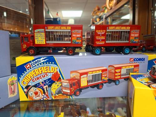 Prachtige nieuwe Corgi circus chipperfield set, Hobby en Vrije tijd, Modelauto's | 1:50, Ophalen of Verzenden