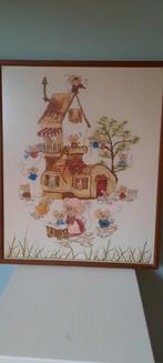 Borduurwerk Muizenschoen Kinderkamer, Antiek en Kunst, Ophalen of Verzenden