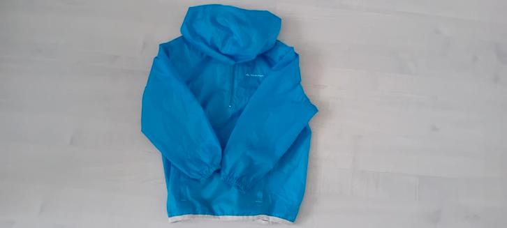 Blauwe regenjas mt 98-104 Quechua Decathlon, Kinderen en Baby's, Kinderkleding | Maat 98, Gebruikt, Jongen of Meisje, Jas, Ophalen of Verzenden