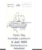 Suikerzakje open dag landmacht 1985, Ophalen of Verzenden, Nederland