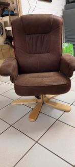 Comfortabele Relaxfauteuil, Hout, Gebruikt, 75 tot 100 cm, Ophalen of Verzenden