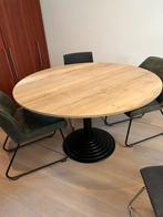 Ronde eettafel 130 cm, Ophalen, Zo goed als nieuw, Rond, 100 tot 150 cm