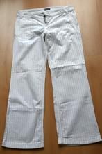 Mexx witte broek, met streepje, stretch, maat 40, Maat 38/40 (M), Mexx, Verzenden, Wit