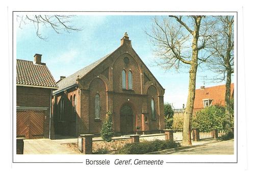802189	Borssele	Zeeland	Geref Gemeente	Nette oude kaart Onbe, Verzamelen, Ansichtkaarten | Nederland, Ongelopen, Zeeland, Verzenden