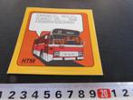 sticker den haag HTM strip bus lijn 23 kijkduin DAF, Verzamelen, Ophalen, Zo goed als nieuw, Bedrijf of Vereniging