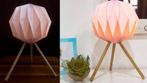 handgemaakte origami lamp [origineel cadeau], Ophalen of Verzenden, Nieuw, Overige materialen, Minder dan 50 cm