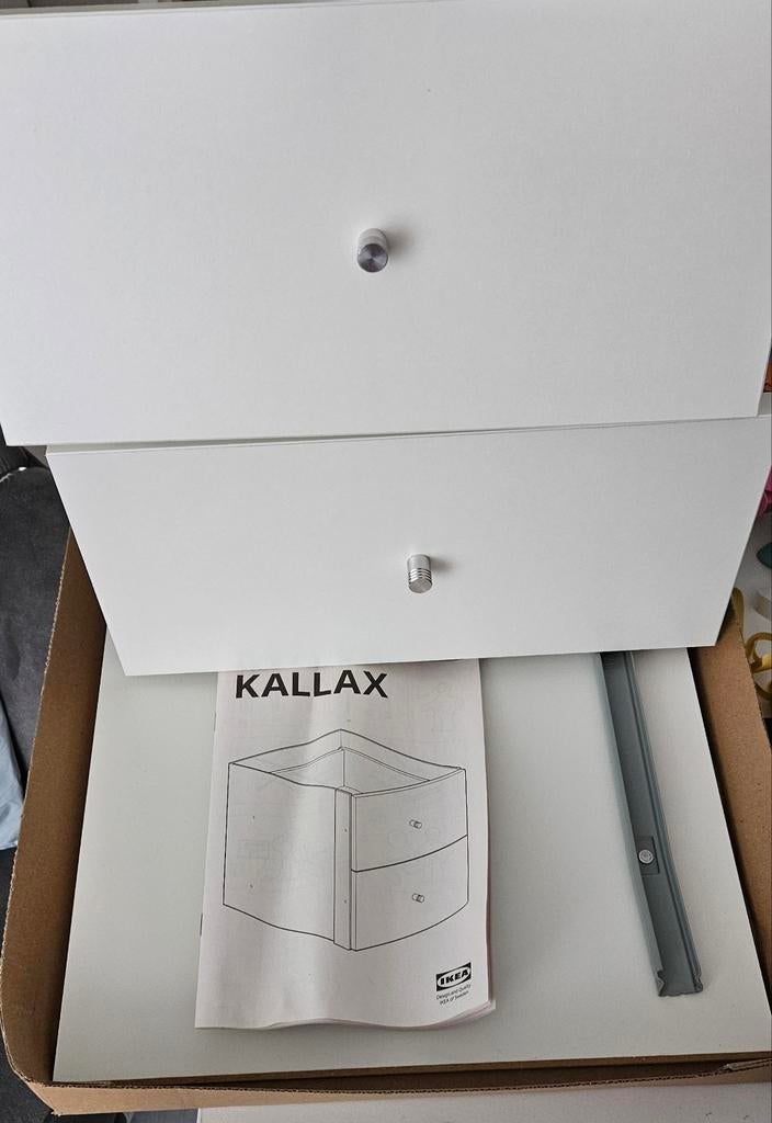 Kallax inzet lade wit nieuw, Ophalen, Minder dan 50 cm, 1 of 2 laden, Nieuw