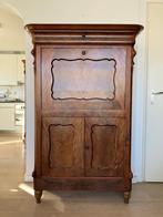prachtige antieke biedermeier secretaire kast mahonie, Antiek en Kunst, Ophalen