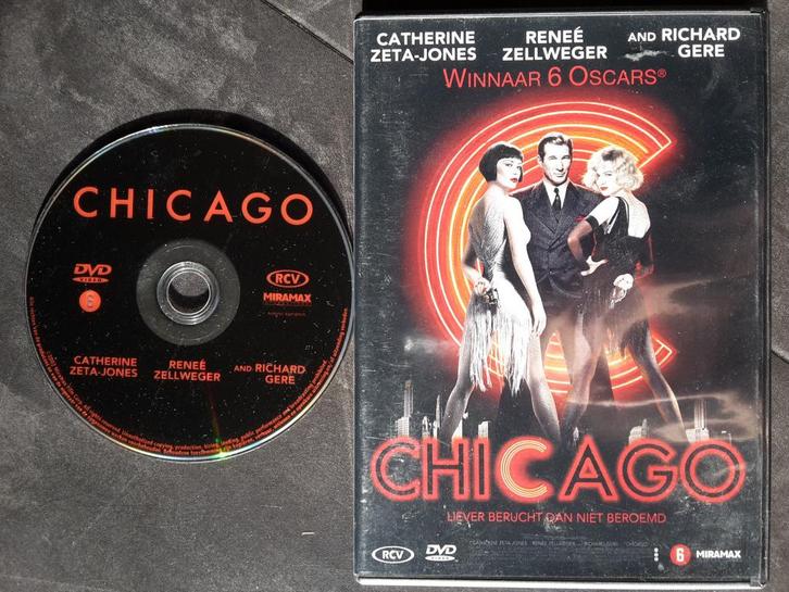 DVD - Chicago - Speelfilm Musical, Cd's en Dvd's, Dvd's | Klassiekers, Zo goed als nieuw, Overige genres, 1980 tot heden, Alle leeftijden