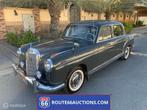Mercedes-Benz 220 S Ponton | 1959 | Route 66 Auctions, Auto's, Overige carrosserieën, Zwart, Mercedes-Benz, Bedrijf