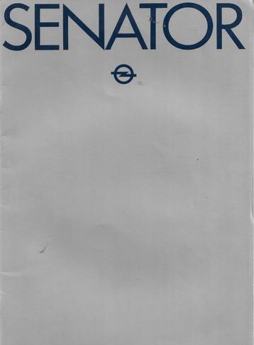 Brochure Opel Senator ca. 1978/1979 (NL). beschikbaar voor biedingen
