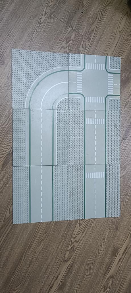 6 lego wegplaten, Ophalen of Verzenden