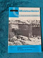 Miniatuurbanen oktober 1971 Jaargang 14 no 8, Overige merken, Gelijkstroom of Wisselstroom, Zo goed als nieuw, Boek, Tijdschrift of Catalogus