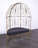 Prieel bank met kussen goud, Ophalen, Gebruikt, Drie, Klassiek