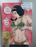 Alvin silvrants sexy snow white yoda moderne kunst, Antiek en Kunst, Ophalen of Verzenden