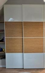 2 IKEA Pax Schuifdeuren 75x236cm + Rails, Ophalen, Kunststof, Gebruikt, 200 cm of meer