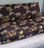 Pallet kussens met safari print, Huis en Inrichting, Woonaccessoires | Kussens, Ophalen of Verzenden, Gebruikt, Vierkant