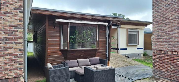 Stacaravan / woonunit 90m2, Doe-het-zelf en Verbouw, Bouwketen en Schaftketen, Gebruikt, Ophalen