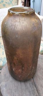 Leuke brocante vaas goud/ bruin kleurig, Overige kleuren, ., Ophalen of Verzenden, .