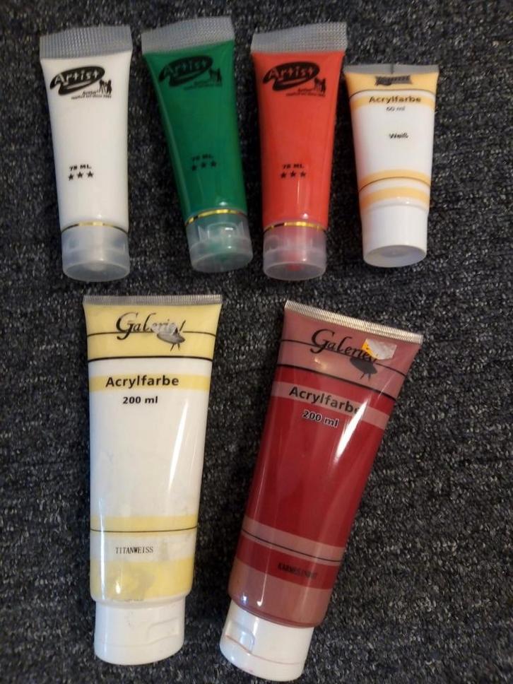 Acryl verf samen in 1 koop, Hobby en Vrije tijd, Schilderen, Gebruikt, Acrylverf, Ophalen of Verzenden