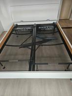 Twee peroonsbed incl. matras, Huis en Inrichting, Slaapkamer | Bedden, Ophalen, 90 cm, Wit, Tweepersoons